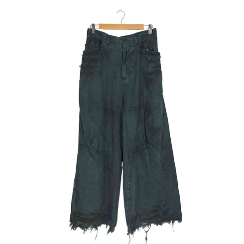 ユリウス JULIUS 24AW High Waist Wide Distressed Denim Pants メンズ JPN:3
